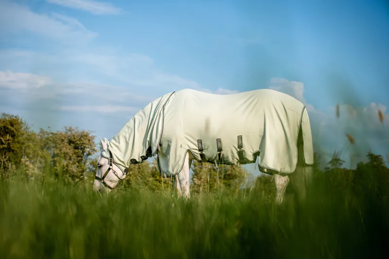 Rambo Hoody XL Fly/Sweet Itch Rug Green/Sage/Beige/Green-1